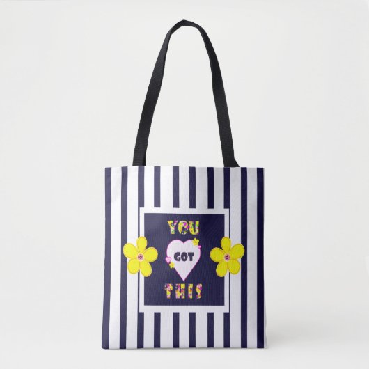 Tote Bag Affirmations Positives Que Vous Avez Obtenues (Devant)