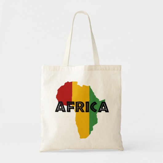 Tote Bag Africa Rasta Color (Devant)