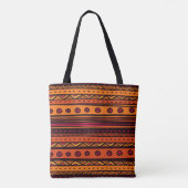 Tote Bag Africain - motif de style (Dos)