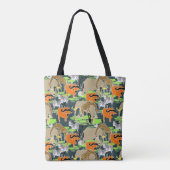 Tote Bag Africain, safari, Faune (Dos)