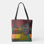 Tote Bag African mask (Dos)