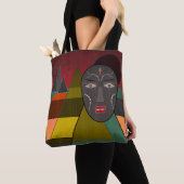 Tote Bag African mask (De près)