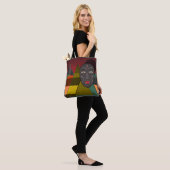 Tote Bag African mask (Sur le modèle)