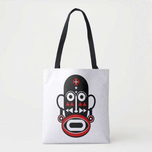 Tote Bag African mask (Devant)