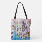 Tote Bag African Village (Dos)