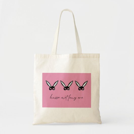 Tote Bag #AfrikaansIsLekker - Husse A Rencontré Lang Ore (Devant)