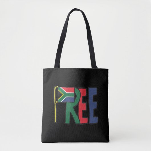 Tote Bag Afrique du Sud libre (Devant)