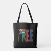 Tote Bag Afrique du Sud libre (Dos)