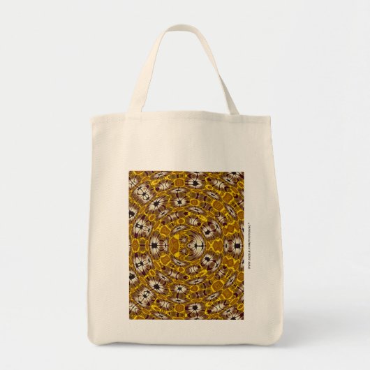 Tote Bag Afrique Motif d'art Abstrait (Devant)