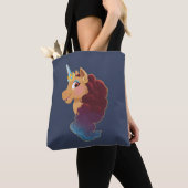 Tote Bag Afro Unicorn | Divine la licorne (De près)