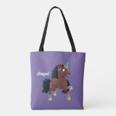 Tote Bag Afro Unicorn | La magie (Dos)