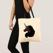 Tote Bag Afro Unicorn | Magique (Devant (produit))
