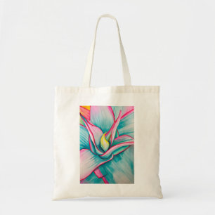 Tote Bag Agave aquarelle plante grasse art fin