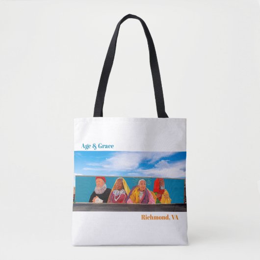 Tote Bag Age & grâce/Centre Cercle 2 côtés Fourre-tout (Devant)