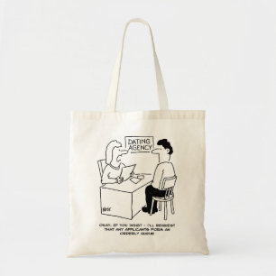 Tote Bag Agence de rencontres - attend des admirateurs qu'i