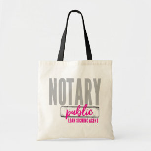 Tote Bag Agent de signature de prêt public notaire Customis