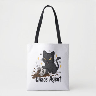 Tote Bag Agent du chaos Black Cat
