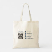 Tote Bag Agent immobilier Classic Key Navy (Dos)