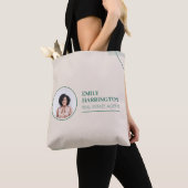 Tote Bag Agent immobilier Lignes fines Sable (De près)
