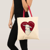 Tote Bag Agneaux d'amour (Devant (produit))