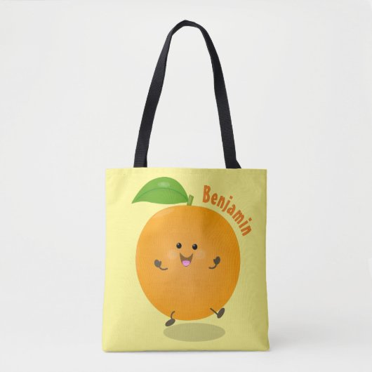 Tote Bag Agréable agrumes d'orange (Devant)
