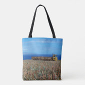 Tote Bag Agritourisme d'ananas Maui personnalisé Vue sur l' (Dos)
