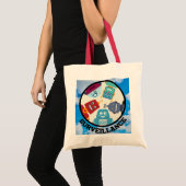Tote Bag AI (Intelligence Artificielle) - Surveillance (Devant (produit))