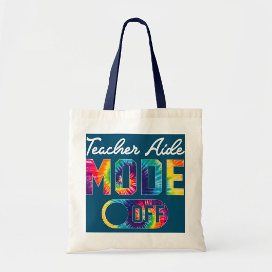 Tote Bag Aide De L'Enseignant Mode Désactivé Dernier Jour D (Devant)