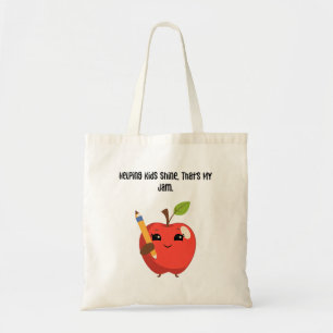 Tote Bag Aider les enfants à briller Voilà ma passion Éduca