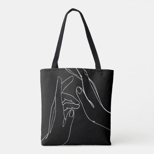 Tote Bag Aider les mains (Dos)