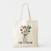 Tote Bag Aider Les Petits Esprits À Revenir À L'Enseignant (Dos)