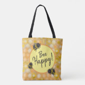 Tote Bag Aie Du Bonheur ! Bumblebees (Dos)