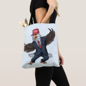 Tote Bag Aigle américain drôle (De près)
