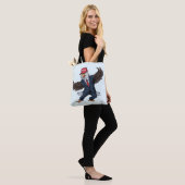 Tote Bag Aigle américain drôle (Sur le modèle)