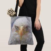 Tote Bag Aigle Artistique. (De près)