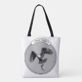 Tote Bag Aigle Bald avec un poisson (Dos)