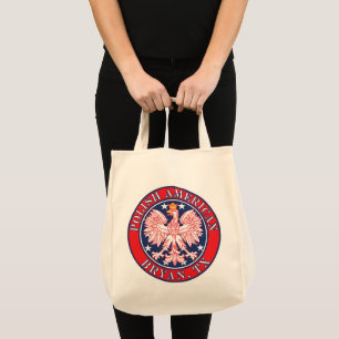 Tote Bag Aigle bryan Texas Polonais Américain