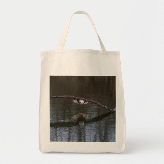 Tote Bag Aigle de Bald en vol (Devant)