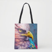 Tote Bag Aigle de l'aigle à tête blanche Découverte des ani (Devant)