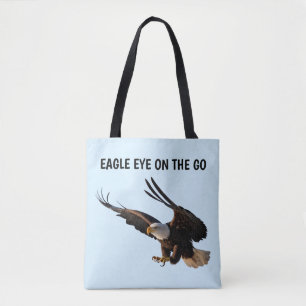 Tote Bag Aigle en marche vers le bas