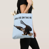 Tote Bag Aigle en marche vers le bas (De près)