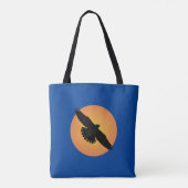 Tote Bag Aigle volant devant le soleil (Dos)