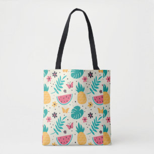 Tote Bag Aiguille de pastèque de fruits tropicaux motif