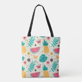 Tote Bag Aiguille de pastèque de fruits tropicaux motif (Dos)