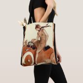 Tote Bag Aileron résistant Fourre-tout d'art déco (De près)