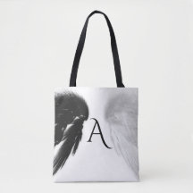 AILES D'ANGE Monogramme Noir + Blanc