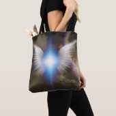 Tote Bag Ailes d'anges blancs (De près)