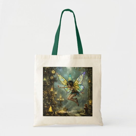 Tote Bag Ailes de papillon de lutin mignon fantasy (Devant)