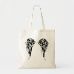 Tote Bag Ailes noires et blanches fraîches d'ange