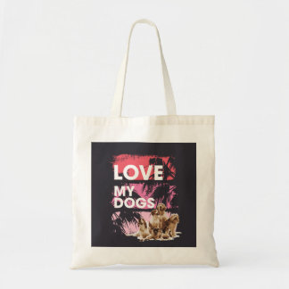 TOTE BAG AIME MES CHIENS